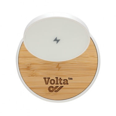 Logo trade promotional items image of: Ontario RCS rplastic 15W magnetic charging 2 in 1 stand
